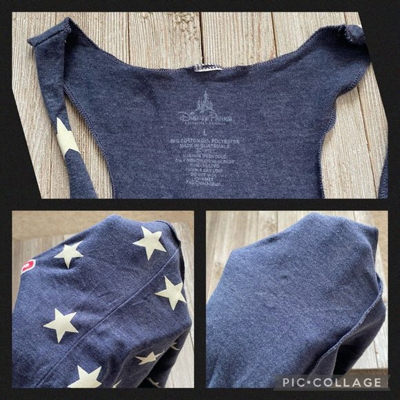 Disney Parks Juniors L Volleyball AAU Nationals 2018 Mickey Mouse Stars Tank Top - Picture 12 of 12